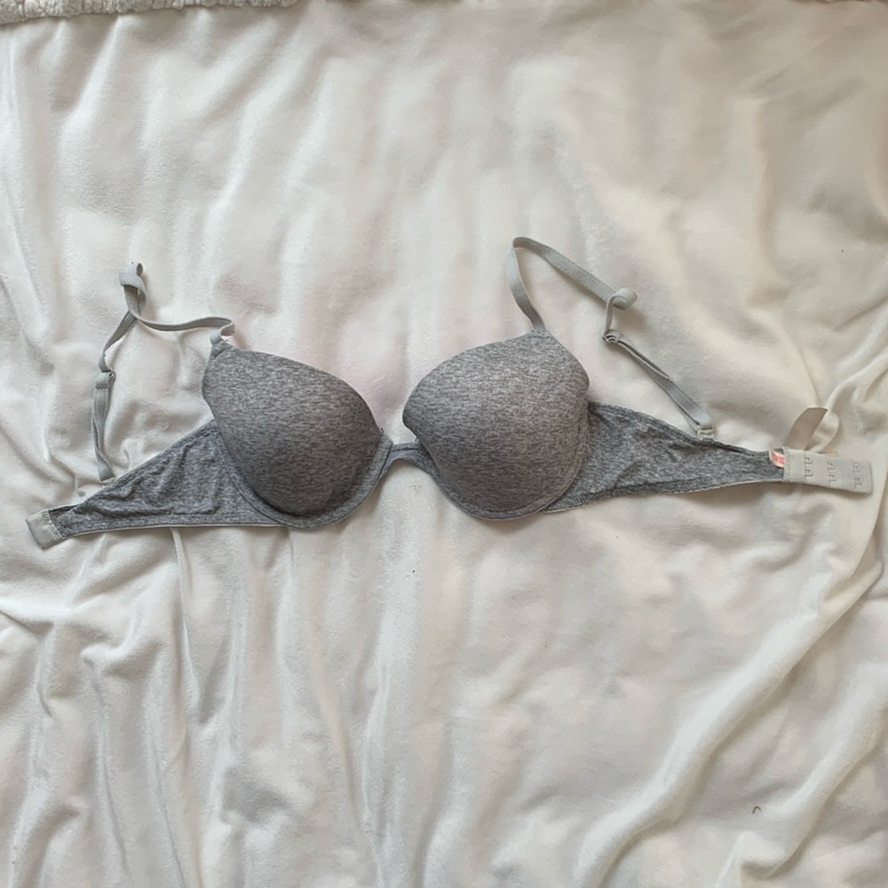 Pink Gray Bra (32C)